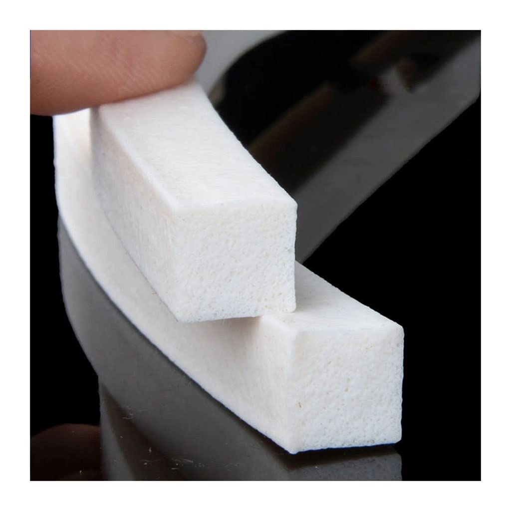 Zuoahbdt 10X30mm Silicone Foam Seal Weather Strip, Silicone Rubber Foam Seal Strip Square Multiple Sizes 1M(10X30mm)