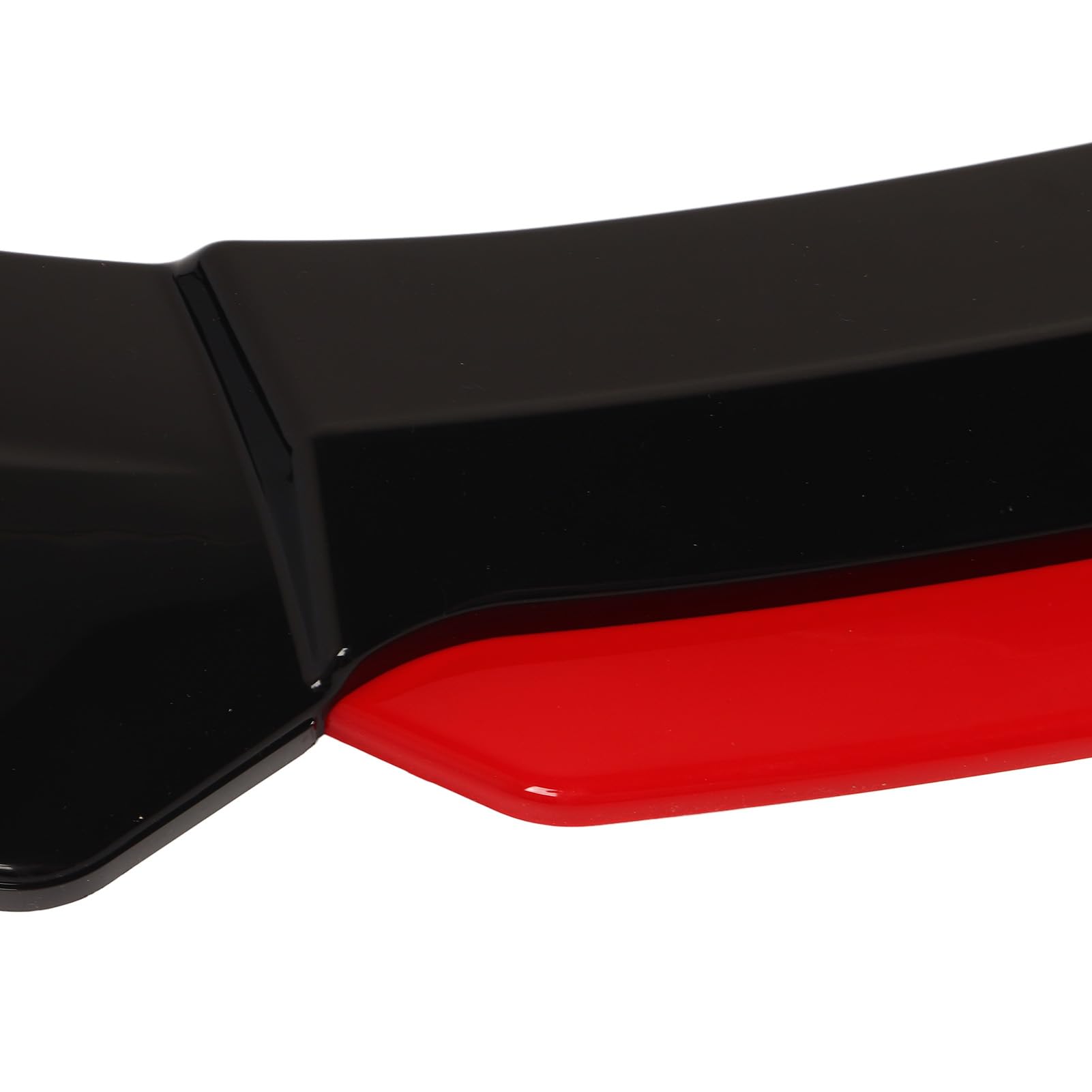 Splitter Anteriore Universale per Auto, 6 Pezzi, Separatore per Labbro del Paraurti Anteriore con Labbro Anteriore Rosso, Diffusore per Diffusore per Paraurti Nero Lucido,