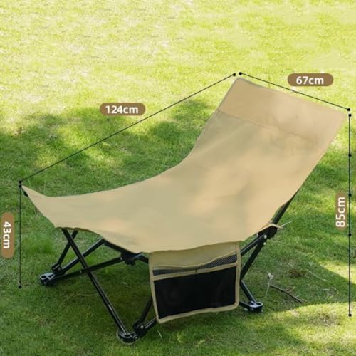 Chaise de camping pliante avec dossier réglable inclinable et léger - 3