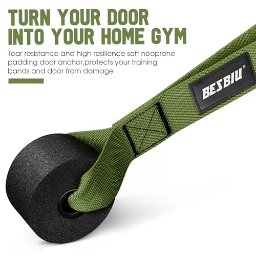 Image of Heavy Resistance Bands for Working Out, 300lbs /360lb /420lb Exercise Bands Workout Bands with Handles, Door Anchor, Ankle Straps, Home Gym Workout Equipment for Men Fitness Strength Training Stretching