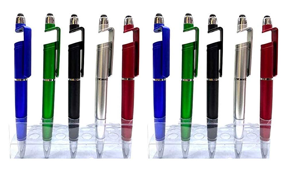 Karic Universal 3 in 1 Capacitive Screen Stylus Touch Pen with Mobile Stand Holder, Writing Pen (Compatible for Android Touch Screen Smart Phones and Tablets (Pack of 10) (B09B15YJ1S) Amazon Price History, Amazon Price Tracker