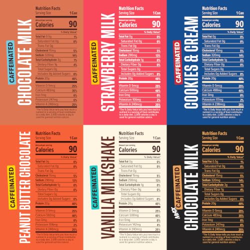 Image of Spylt High Protein Milk Drink Variety Pack, 20g Protein, 60mg Caffeine