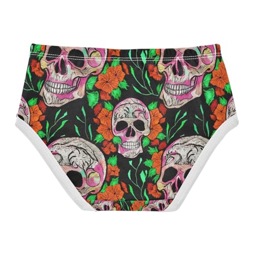 Gothic Skulls Toddler Girls's Underwear 2T 202c11162