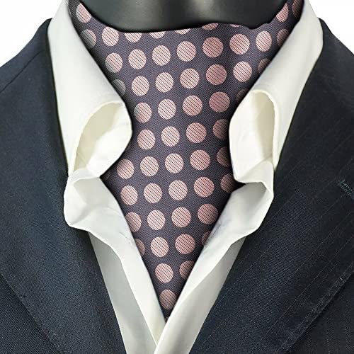 Image of The Tie Hub Microfibre Cravat for Men - Formal & Wedding Occasion Wear