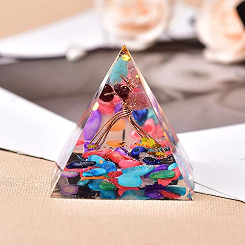 Pyramide Orgone cristal géométrique pierre décoration maison ameublement - 2