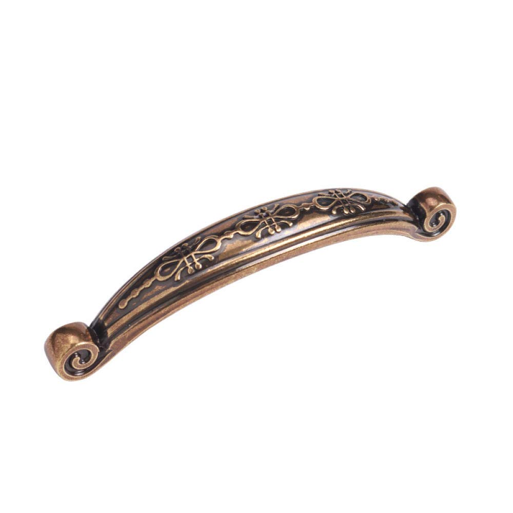 STNYANXD Antique Cabinet Drawer Handles 2Pcs Zinc Alloy Coffee Cabinet Door Handle Furniture Hardware for Cupboard(128 1)