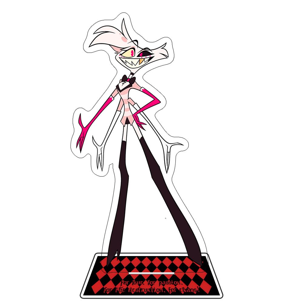 Zhongkaihua Hazbin Hotel Charlie Morningstar Lucifer Morningstar Acrylic Stand Figure 15CM Home Display Desktop Standing Plaque Ornament