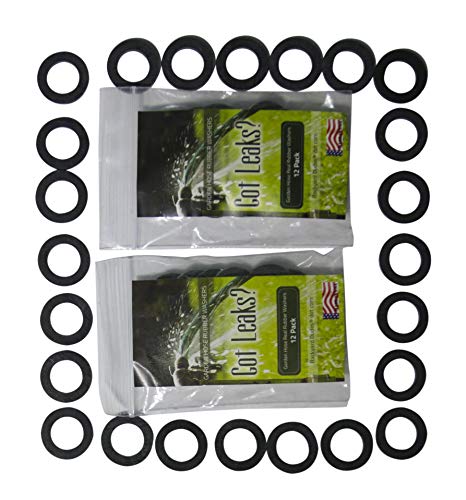 Backyard Dudes Backyard Dudes Garden Hose Heavy Duty Rubber Washer Two Each 12 pk Total 24 washers Made in USA