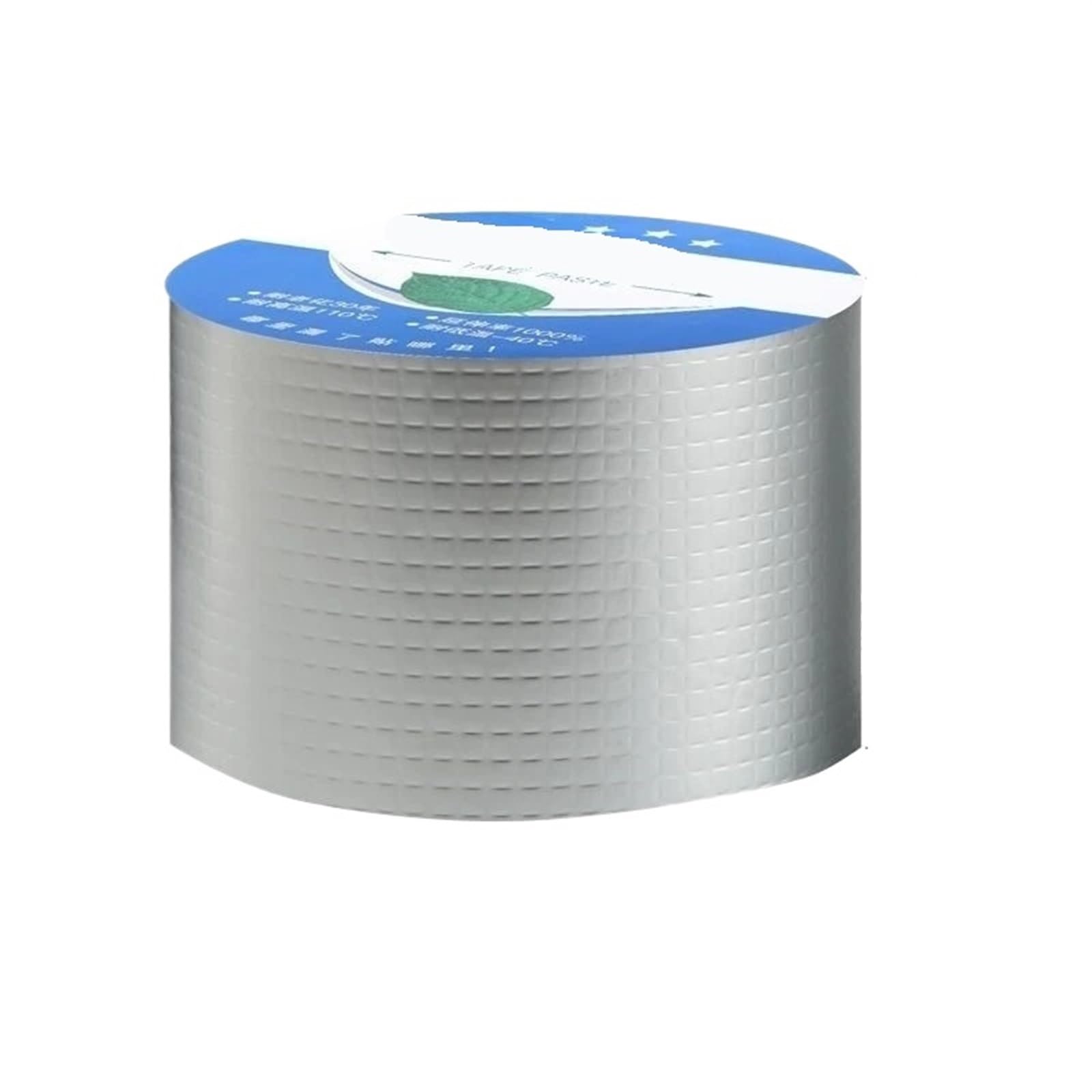 Cinta impermeable, Cinta adhesiva de butilo y aluminio for reparación de goteras en techos, grietas en paredes y tuberías.(5cm X 10 Meter)