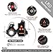 ALOVECO Outdoor Night Running Lights LED Chest Light Back Warning Light with Rechargeable Battery for Camping Hiking Running Jogging Outdoor Adventure (90° Adjustable Beam)