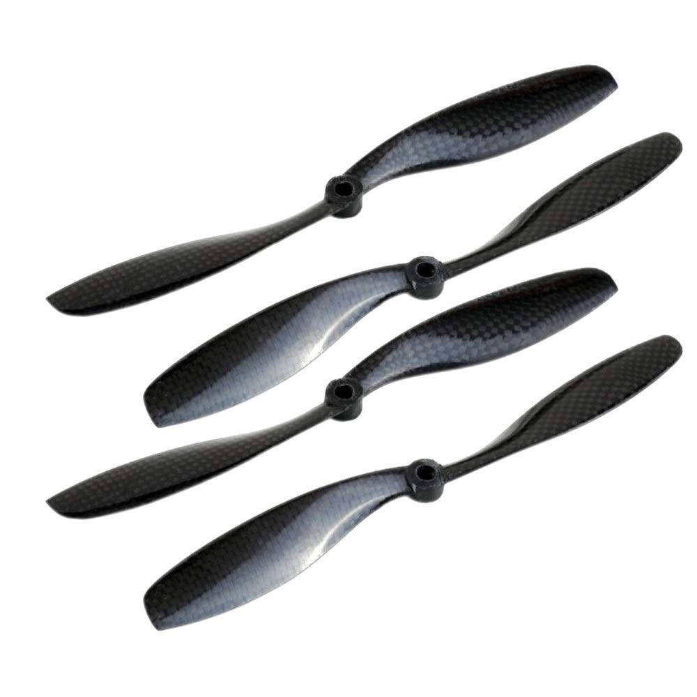 2 paia compatibili con pale CF for in fibra di carbonio 8045/1045/1047/1147/1238/1260/1245 compatibili con RC Quadcopter Hexacopter Multi Rotor UFO Sostituire la parte(1260 propellers)