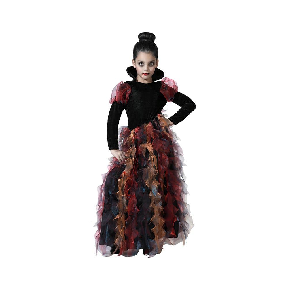 Atosa Vampire costume long dress for girls children 5-6 years