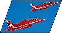 Vista 8 de COBI Armed Forces BAe Hawk T1 RED Arrows - Juego de construcción de aviones, 389 piezas