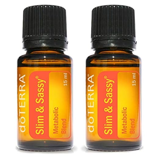 doTERRA Slim & Sassy Essential Oil Metabolic Blend 15 ml (2 Pack)