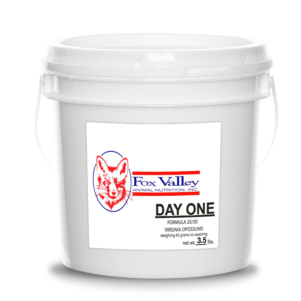 Fox Valley Day-One Formula 25/30 for Opossums - 3.5 Pounds