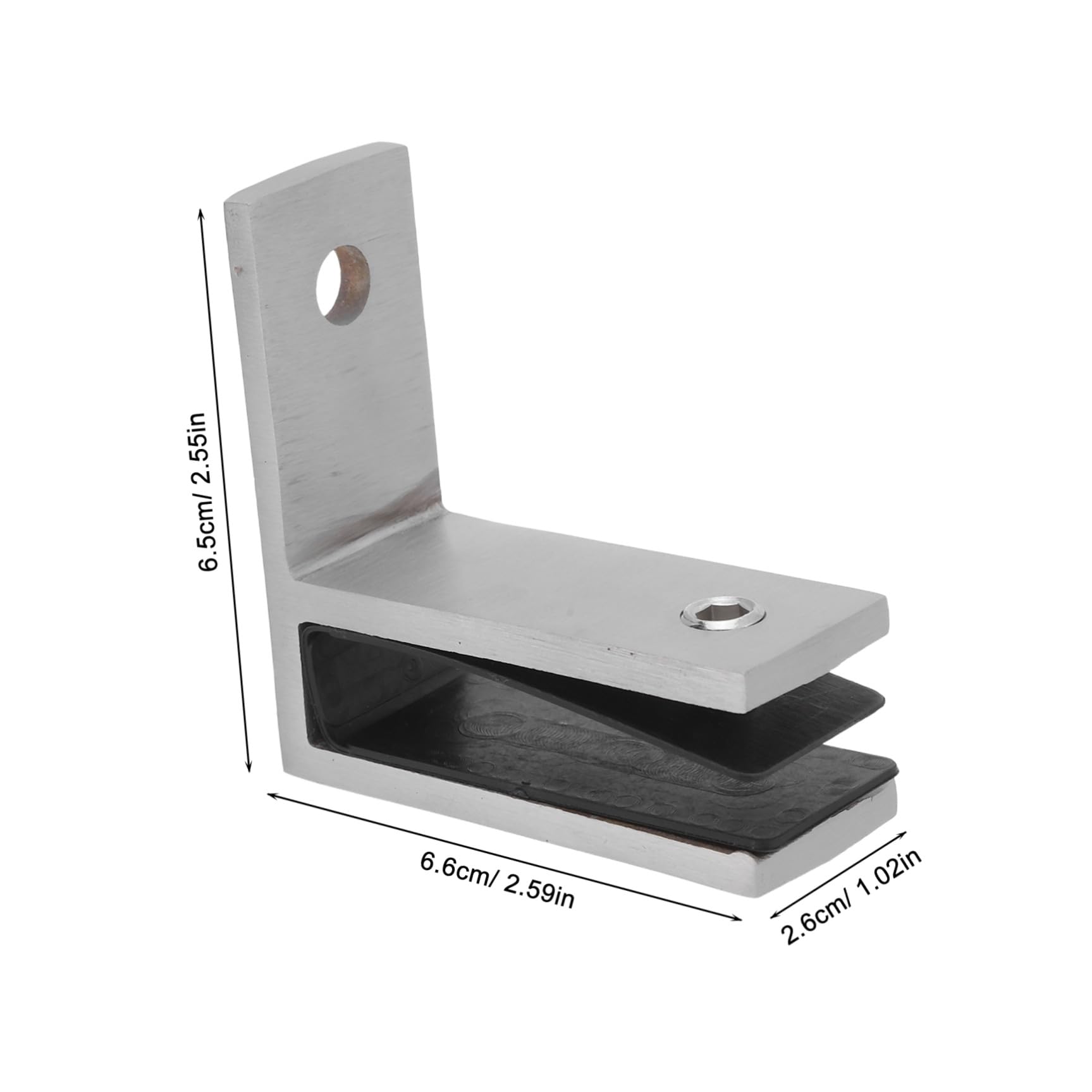 GALPADA 2 Pezzi Morsetti di Fissaggio del Vetro in Acciaio Inossidabile per Ringhiere, Resistenti alle Intemperie, per Pannelli di Vetro da 10mm a 12mm, Adatti per Balconi Esterni e