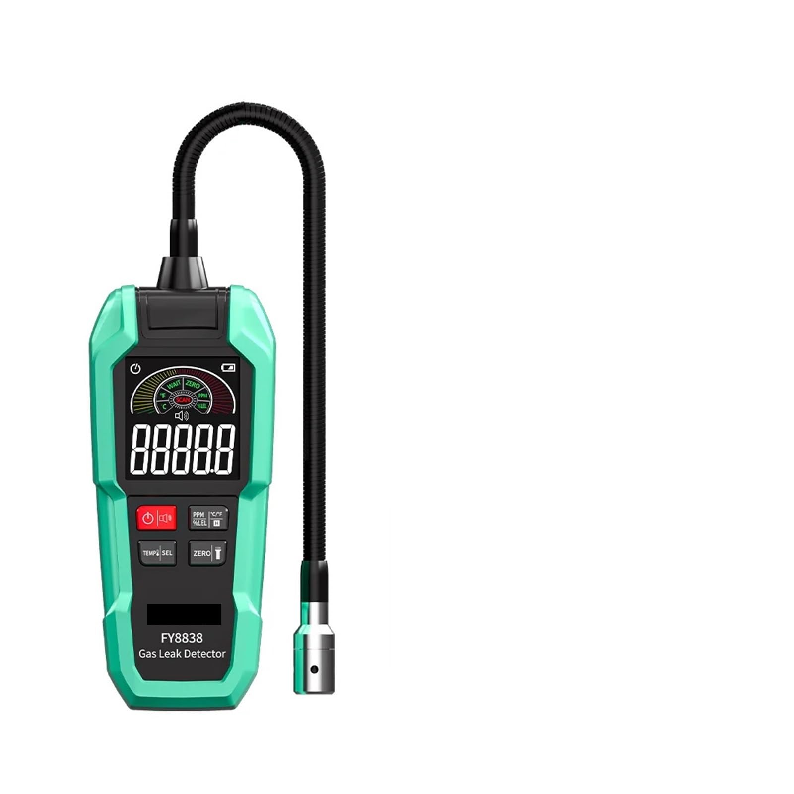 Rilevatore di fughe gas for metano infiammabile 9999 PPM Tester for naturale combustibile con schermo LCD e allarme sonoro-luminoso