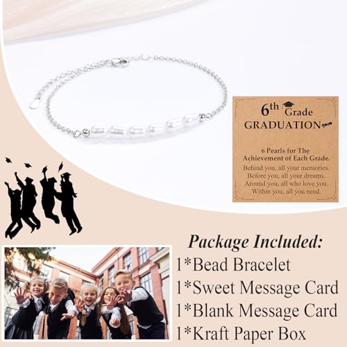 Image of 5th /6th /8th Grade Graduation Gifts for Girls Grad Gifts 2026 Graduation Bracelets Primary Middle School
