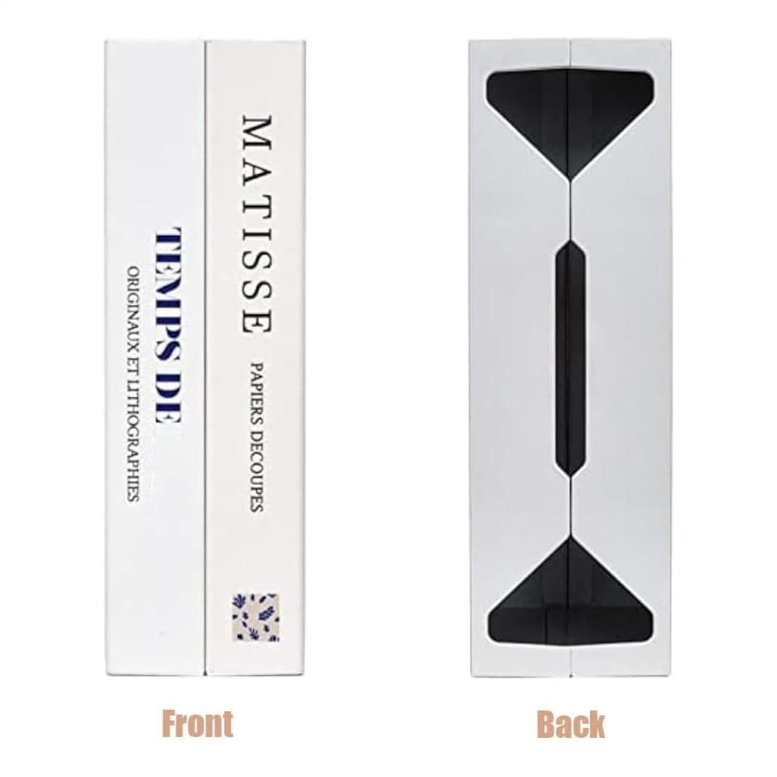 Scatola Portacavi Proteggicavo a Forma di Libro | Organizzatore per Fili e Spine per Presa di Corrente, , Cavi in Casa, Camera da , Ufficio, Scrivania, Libreria