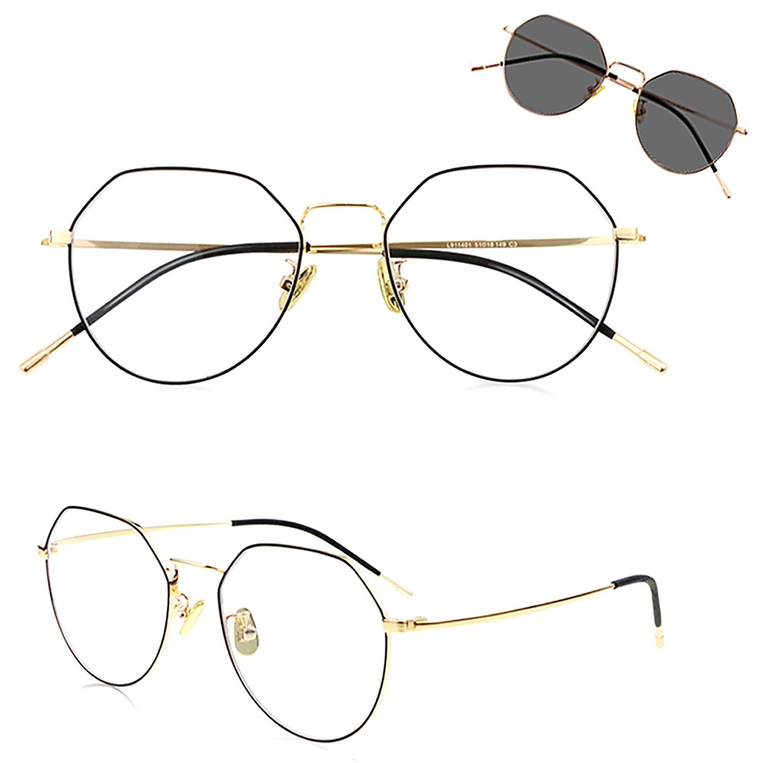 Photochrome Lesehilfe Brille, Progressive Multifokus Sonnenlesebrille, Blaulichtfilter Computerleser für Damen Herren