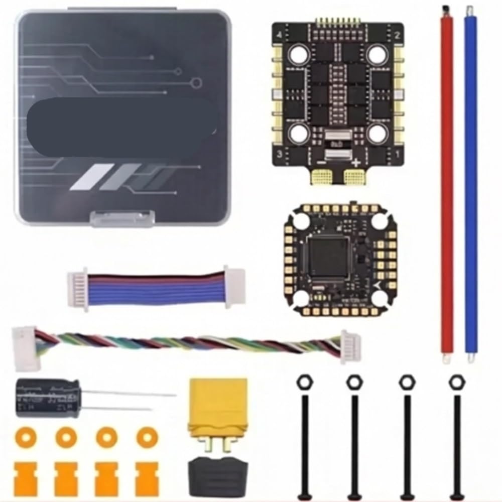controller di volo doppio BEC con 35/40/60/65A 4in1 ESC D150/300/600/1200 PWM adatto for drone F722 V2 FPV(F7 Mini 60A Stack)