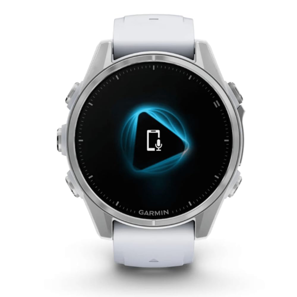 Garmin [Reacondicionado fēnix ​​8-43mm - Reloj de Alto Rendimiento GPS Multideporte con Pantalla táctil AMOLED, Linterna LED, Mapas y hasta 10 días de autonomía, Blanco, Reacondicionado