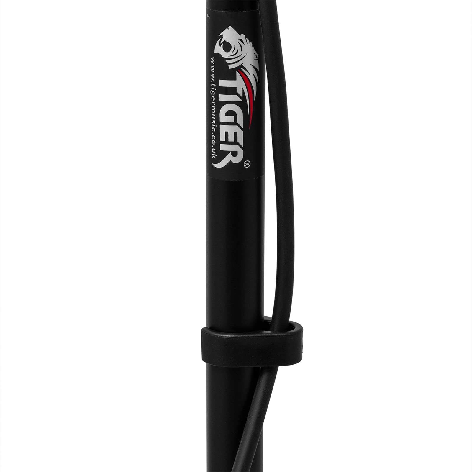 TIGER MCA7-BK Asta a Giraffa per Microfono con Clip Standard per Microfono da 5/8", Nero