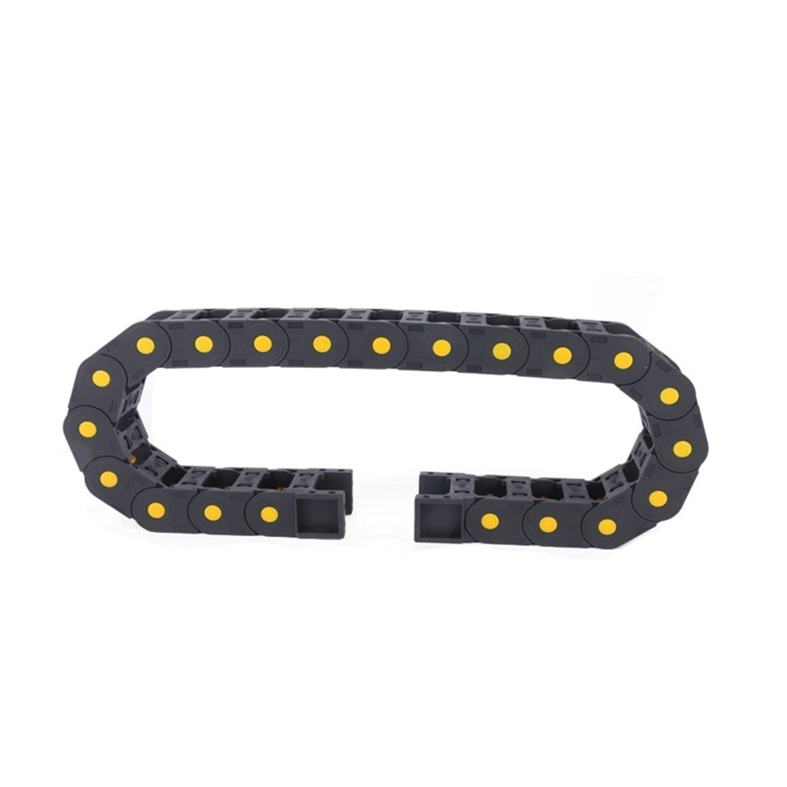Brückenkette 25 * 57 25 * 70 25 * 77 25 * 103 Offene Kabelschleppkette Drahtträgerschleppleine Kabelträgerschleppkette(125mm,25x103 mm,Bridge type chain)