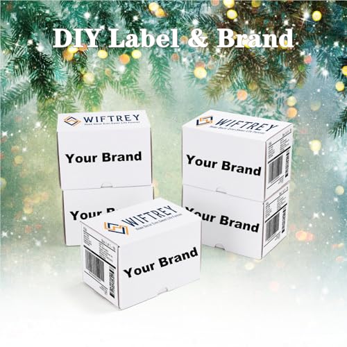 Image of WIFTREY 40 Pack 6X4X4 Small Shipping Boxes, Shipping Box 6 x 4 x 4 for Small Business Packing, White Corrugated Cardboard Mailer Boxes for Shipping Mailing