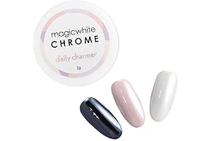 Magic White Nail Chrome Powder: Get Eye-Catching Chrome Nails