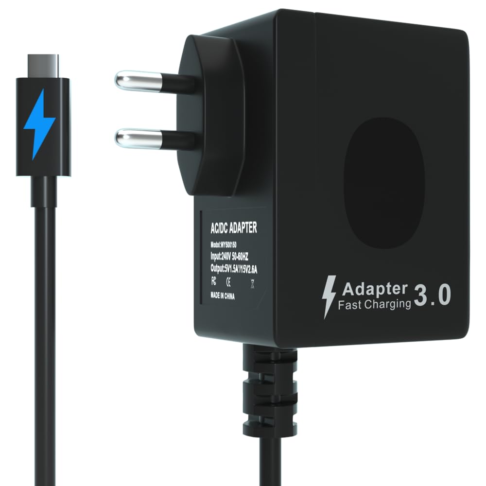 Cargadores Switch para Nintendo Switch/Switch Lite/Switch OLED, adaptadores de Carga rápida 15v 2.6a, con Cable de Cargador 5ft, Soporte para el Modo de televisión
