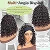 Aisaide Headband Wig 12 Inch Deep Curly Headband W... #3