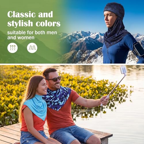 Image of Balaclava Full Face Masks Summer Balaclava Long Face and Neck Cover Breathable Sun Protection for Men Women