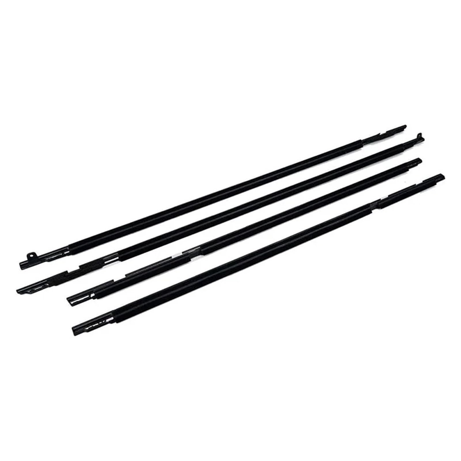Watjcse Black 4Pcs Window Moulding Trim Compatible With Toyota Land Cruiser Lc80 Fzj80 1990-1998 Compatible With Lexus Lx450 1990-1998 Weatherstrip Seal 75710-60021(Black)
