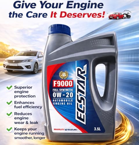 Image of ECSTAR Full Synthetic 0W-20 Engine oil (3.5Ltr) | For Petrol /CNG, Hybrid Cars | Premium and High Performance Engine Oil