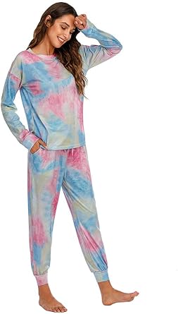 Onsoyours Pigiama Donna Invernale 2 Pezzi Set Pigiama Cotone Manica Lungo Stampa Taglie Forti Raffinato Morbido E Comodo S Xxl Giallo M 120039954
