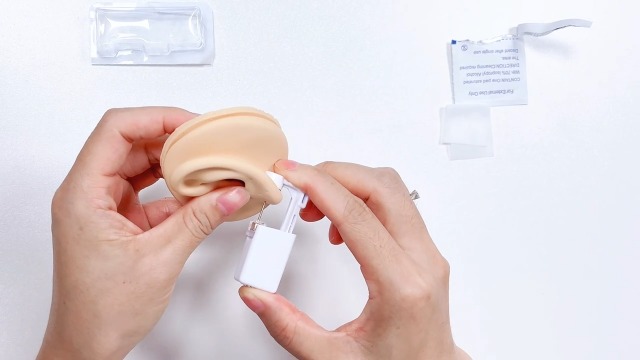 EBTOOLS Pistolet De Perçage D'oreille Kit D'outils De Perçage D'oreille Professionnel Goujon D