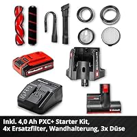 Einhell Akku-Stielstaubsauger TE-SV 18/270 Li BL Kit Power X-Change (18 V, Brushless, 270 mbar, beutellos, 3 Leistungsmodi, 3-Fach Filtersystem,inkl. Zwei Zusatzfilter, 4,0 Ah Plus Akku &Ladegerät) – Ansicht 5