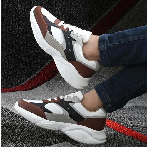 Image of Cruiser Mens Fashion Chunky Shoes|Bold & Trendy Design | Lightweight & Comfortable with Cushioned Insole | Men's Chunky Sneakers with Attitude |Perfect for Streetwear & Casual Outfits (Fleix)