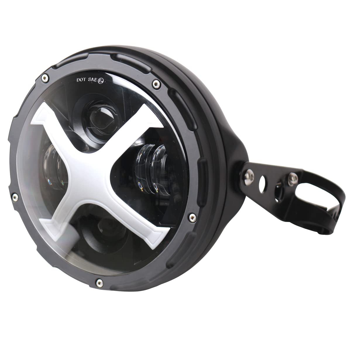 Amazon | HOZAN 7インチ ラウンド LED オートバイヘッドライト