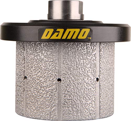 DAMO Z50 90 Degree Diamond Hand Profiler Drum Wheel with 5/8-11 Thread for Granite Concrete Marble Countertop