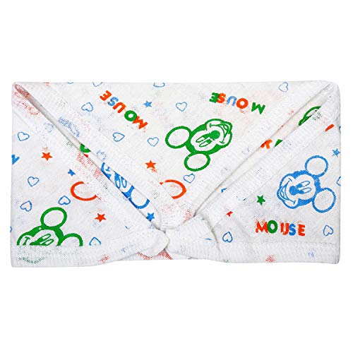 Image of Baby 100% Cotton Reusable Towel Nappies | Ultra Soft, & Washable Printed Cloth for Newborns | Gentle Cloth Diapers for Babies | Skin-Safe, Absorbent & Easy to Wash | Eco-Friendly (Pack of 6)