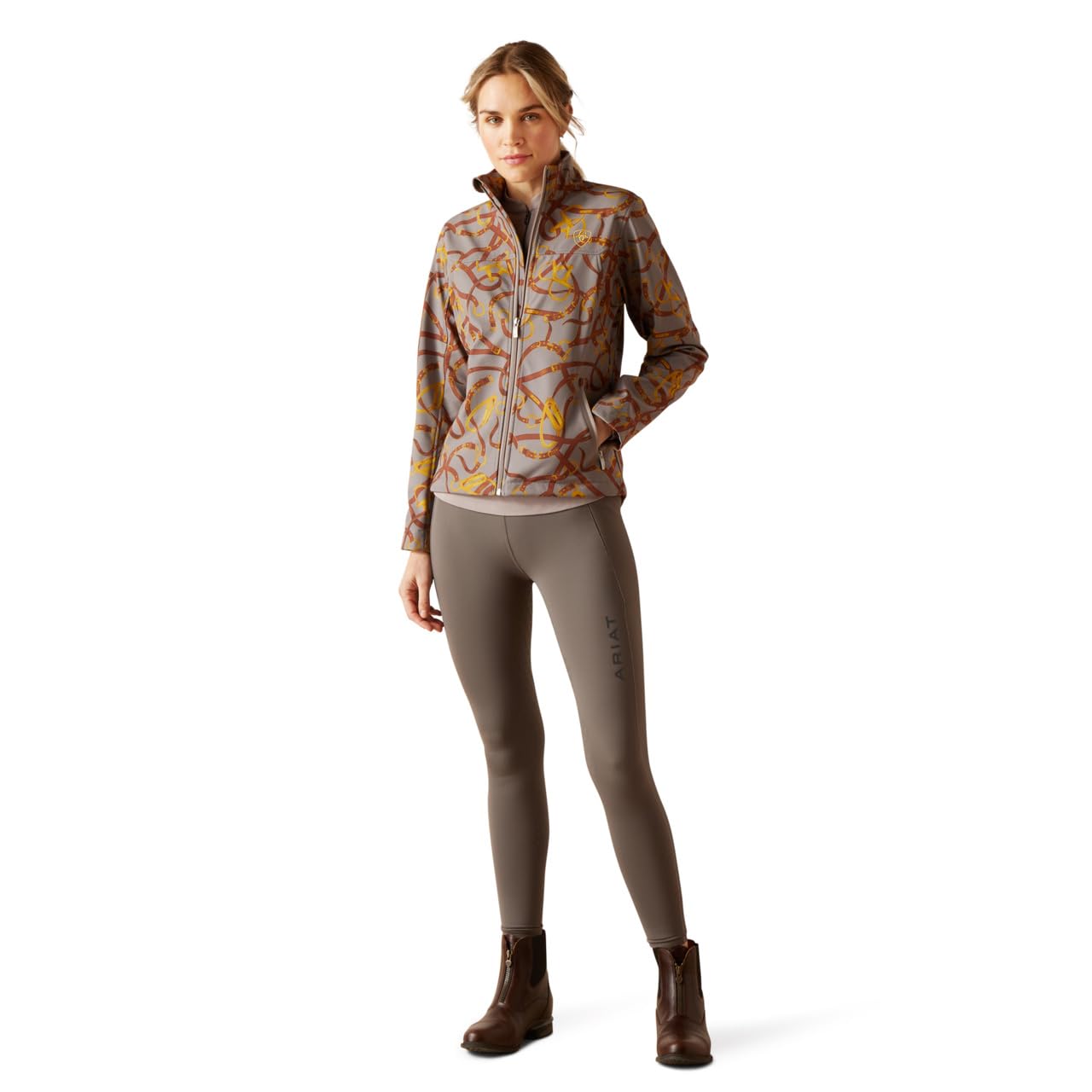 Ariat Women's New Team Softshell Jacket – Wind and Water Resistant Jacket