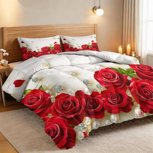 Manta para cama lavable de flores que soluciona la colada y decora el cuarto 4