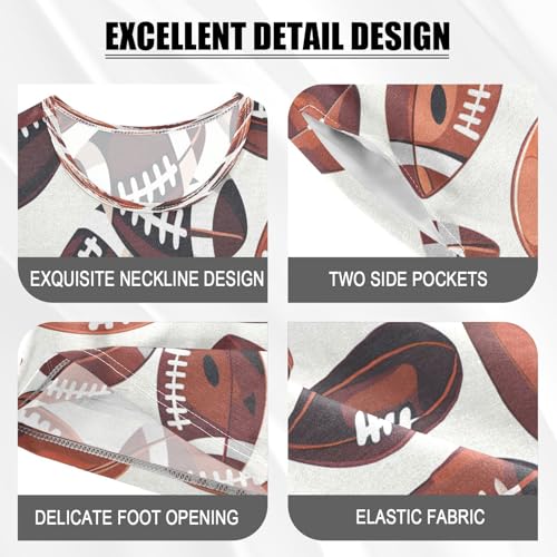 senya Short Sleeve Pajamas Sets Summer Cotton Sleepwear Rugby Sports Equipment4