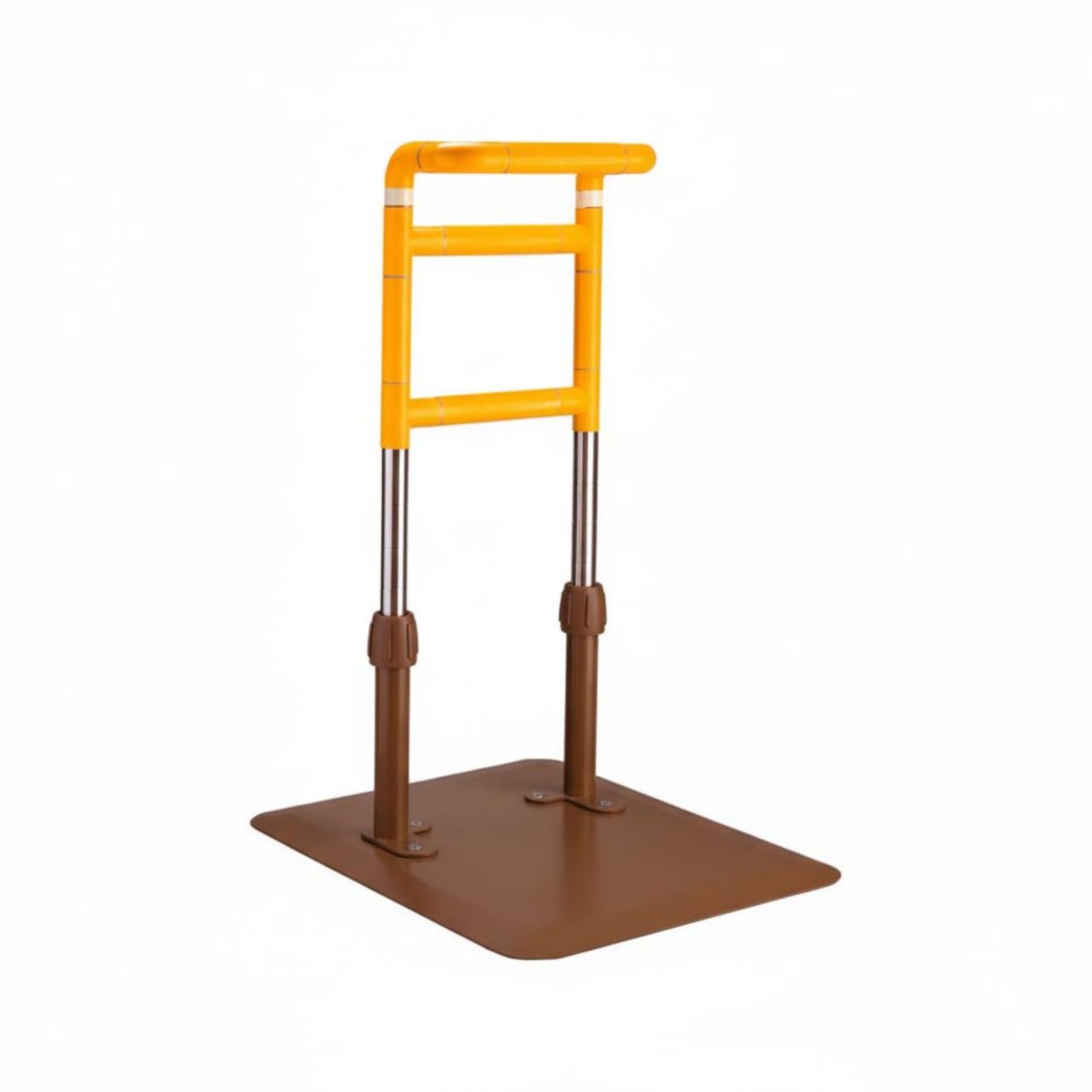 harayaa Maniglia di Sostegno per Letto con Montaggio Sotto E Base Stabile Materiale in Acciaio Inossidabile E Plastica con Maniglia Antiscivolo