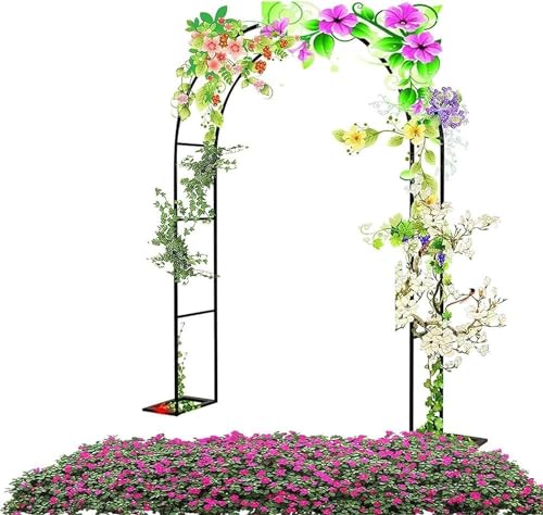 Freistehende traditionelle Gartenbögen, Pflanzenstützen für den Außenbereich und dekorative Wegbögen (B 1,4 m x H 2,3 m) – verbessern Sie Ihre Gartenästhetik und Wandererfahrung