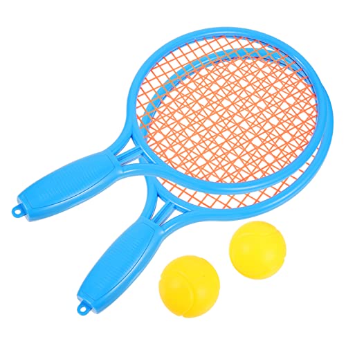 NULYLU 1 Set Tennis Rackets Tennis Balls for Outdoor Sports Equipment for Parent Games at Beach Park Durable Lightweight Design