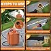 WELLUCK Propane Torch Weed Burner, Weed Torch 340,000 BTU Flamethrower with QCC 11.5FT Hose, Heavy Duty Blow Torch with Self Igniter for Weeding, Barbecue, Asphalt, Snow Melting