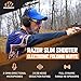 Walker's Razor Slim Shooter Electronic Hunting Folding Hearing Protection Earmuffs w/ 23dB Noise Reduction and Shockproof Carrying Case, Green Patriot